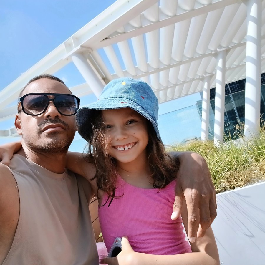 Richard McMullen with his daughter