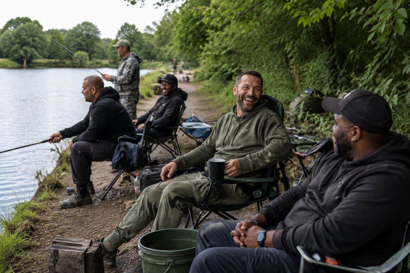 Vision: Dads Love CIC fishing trip by the lake